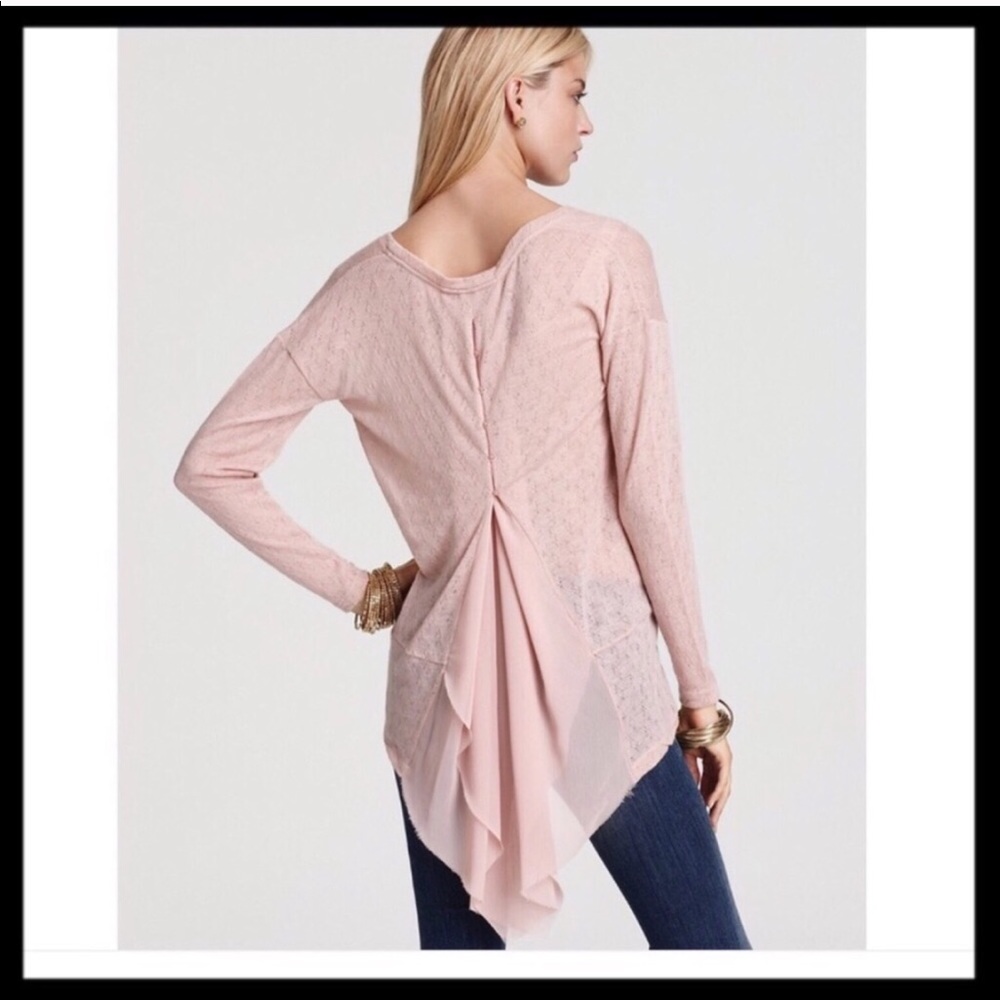 Free People New Romantics Ballet Accordion Top